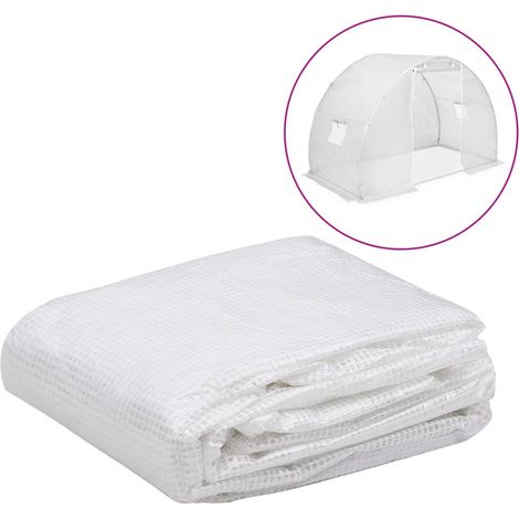 Couverture de remplacement de serre  Bâche de rechange  Serre de Jardin (4,5 m²) 3x1,5x2 m Transparent NSME7500 (1/4)