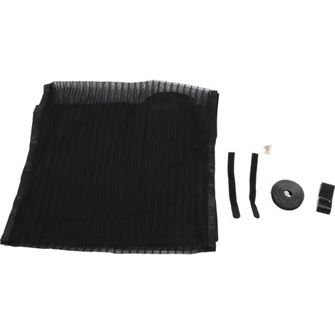 Porte Moustiquaire Magnétique 120x210cm en Polyester Respirant, Fermeture Velcro pour Portes d'Entrée (1/5)