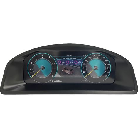Cruscotto digitale con schermo da 12,3 pollici, sistema operativo Linux, per VW T5.1 2010-2015 (1/2)