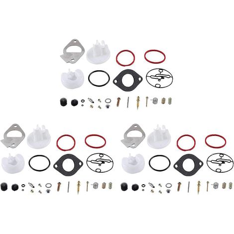 Kit de réparation de carburateur 3X, Briggs & Stratton Quantum 796184 796081 790727, accessoires multiples pour carburateur (1/5)