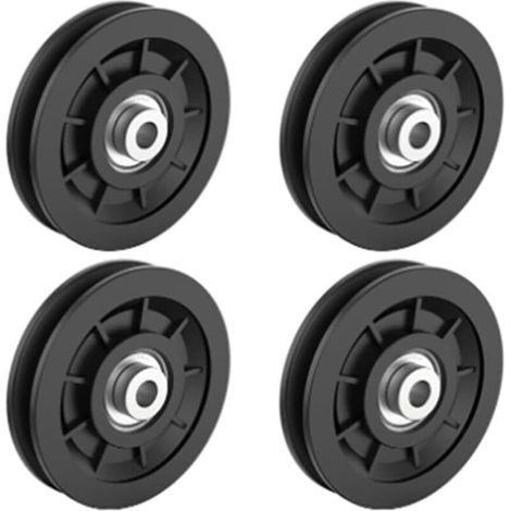 CCYKXA Nylon bearing pulley designed for optimal performance in home and garage doors (75 mm) (1/4)