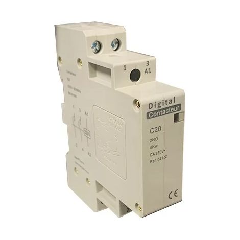 Digital 04122 Schütz 2NO 20A Kurve C 4kW 230V