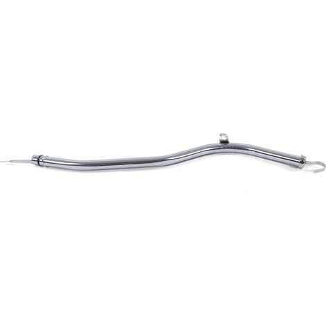 Jauge de niveau d'huile de transmission 24 pouces en acier inoxydable, outil de mesure précis pour boîte Powerglide, argent chromé (1/5)