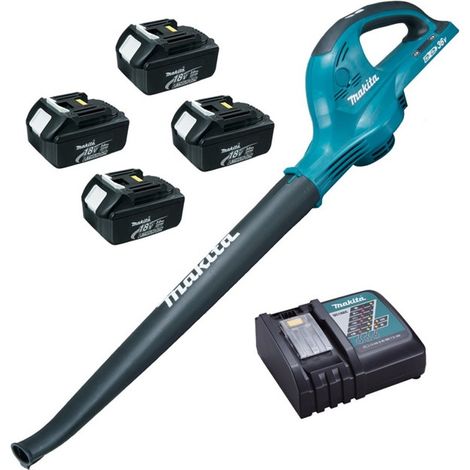 Makita DUB361RF4 18v 36v LXT Cordless Li-Ion Twin Garden Leaf Blower + Batteries (1/4)