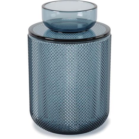 Pot en verre avec couvercle bougeoir intégré Allira (1/4)