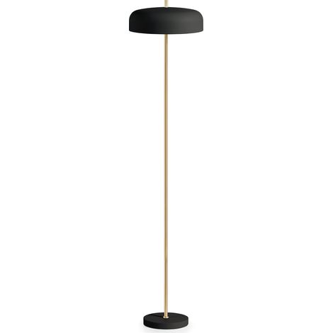 Lampadaire de salon TAICHI E27-Ø45 2x40W Or Noir