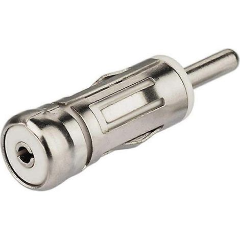 Adaptateur d'antenne universel pour voiture, adaptateur de mât d'antenne pour autoradio stéréo ISO vers DIN, connecteur de mât en alliage métallique (1/4)