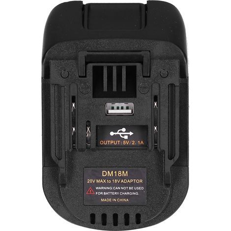 Adaptateur de batterie au Lithium, connecteur d'alimentation avec outil de Conversion d'interface de Charge USB (1/5)