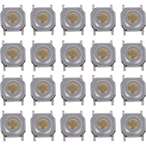 200 Interrupteur, 4 broches, SMD, étanche, laiton, 0-440V, jouets, instruments