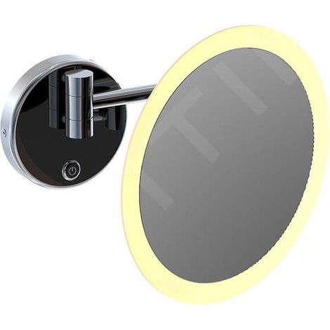 Steinberg 650 - Miroir cosmétique mural avec éclairage LED, chrome 650 9030 (1/4)