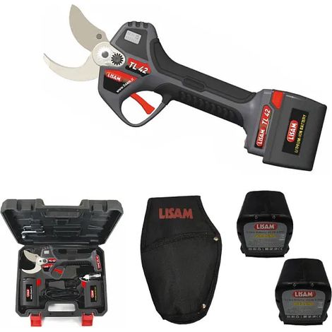Lisam TL 42 sécateur sans fil avec moteur électrique 42 mm de coupe (1/3)