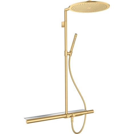 Pomme de douche AXOR SHOWERSOLUTIONS 800 en or brossé optique