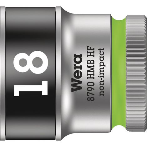 WERA Steckschlüsseleinsatz 8790 HMB HF SW 18,0 mm, 3/8", Haltefunktion