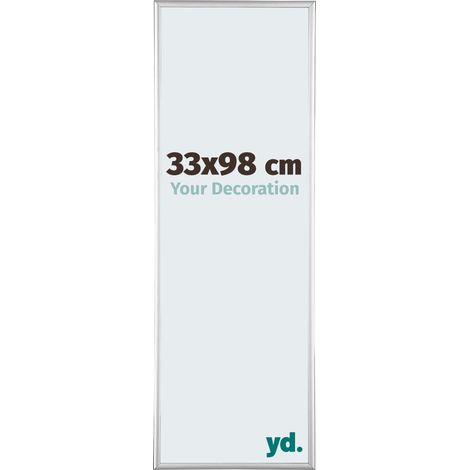 yd. - Cadre photo 33x98 - Argent Brillant - Aluminium - Kent