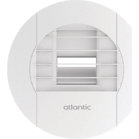 Atlantic – Bouche VMC hygroréglable 10-45 m³/h – Débit de pointe 135 m³/h – Raccord Ø 125 mm – Alimentation 230V pour confort optimal