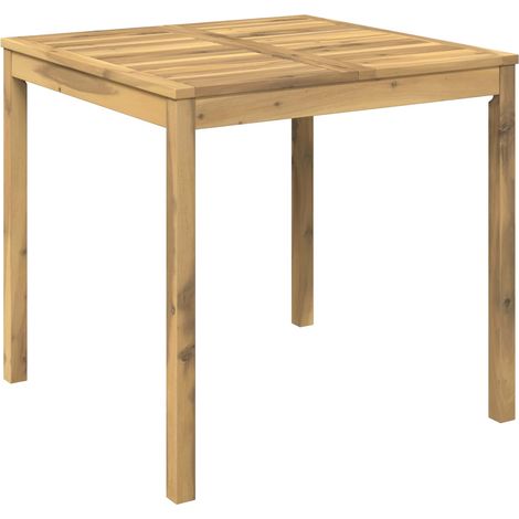 Tavolo da cena da giardino Bianco 80 x 80,5 x 75 cm vidaXL