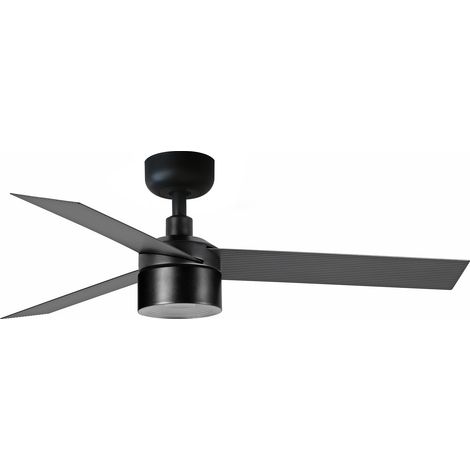 Faro Cruiser Ventilateur de plafond Cruiser 106 cm TEK LED Noir mat 2700K (1/2)