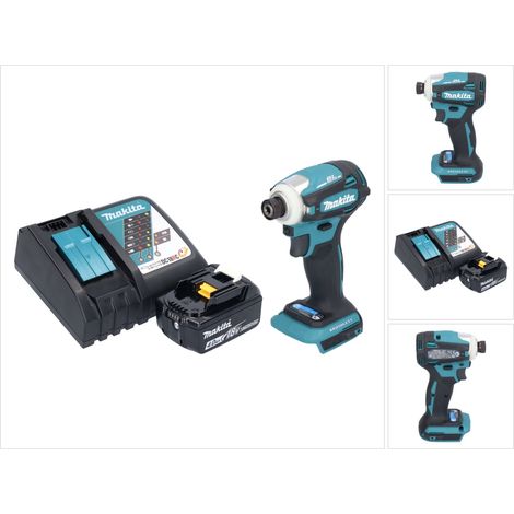 Avvitatore a impulsi a batteria Makita DTD 172 RM1 18 V 180 Nm 1/4" brushless + 1x batteria ricaricabile 4,0 Ah + caricabatterie (1/5)