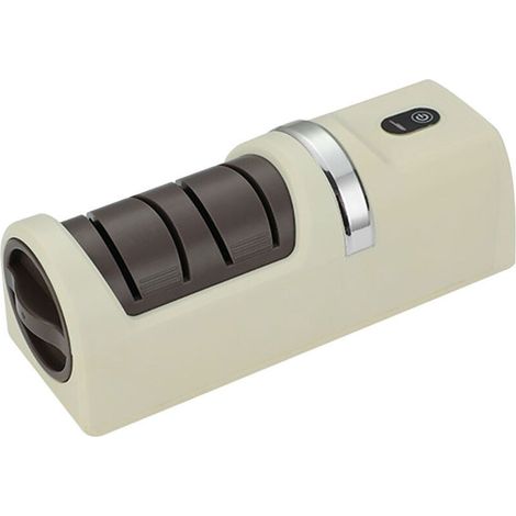 Affûteur Électrique Beige Pratique et Rapide pour Couteaux et Ciseaux - KZQ (1/5)