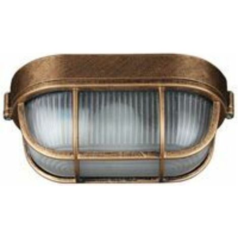 Applique D'extérieur, Lampe Ovale En Aluminium Moulé Sous Pression Applique, Murale Marine Nautique Lumière Vintage Industrielle, Lampe De Bateau, Décoration Mur Patio Couloir Lampes (1/5)