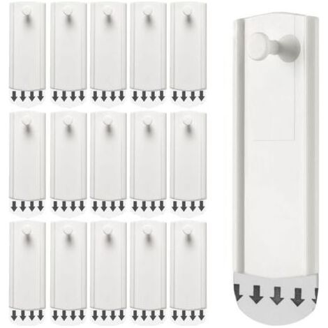 16 Pièces Accroche Tableau Sans Percer, Faciles à Utiliser, Crochets pour Tableaux Autocollants, Forte Capacité de Charge, Languette Accroche Tableau, pour Accrocher des Tableaux (1/4)