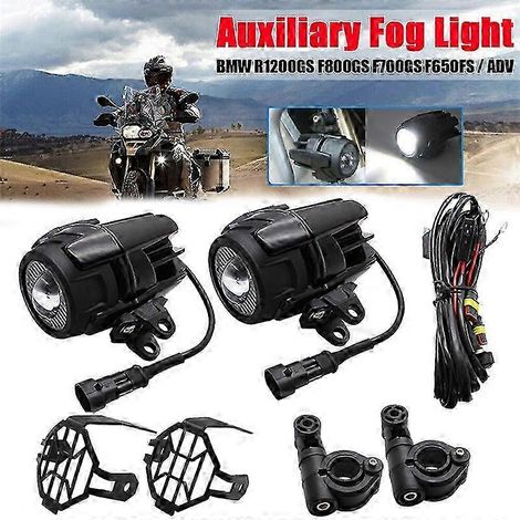 Phare avant LED antibrouillard pour moto compatible avec R1200GS, R1250GS Adv, F80GS et F703GS. (1/5)