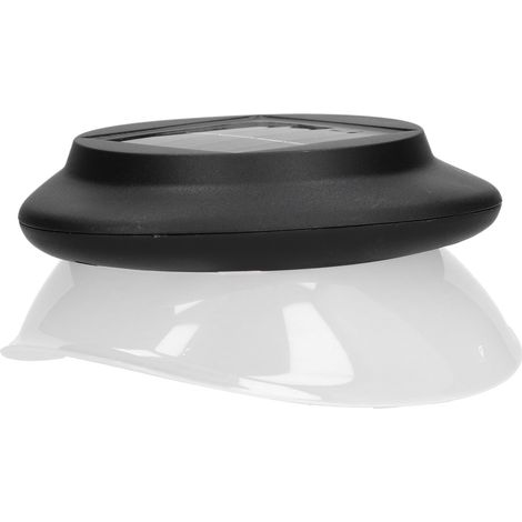 Lampe solaire 9 LED IP55 étanche, lumière blanche 6500K, avec détecteur de mouvement, pour clôture extérieure. (1/5)