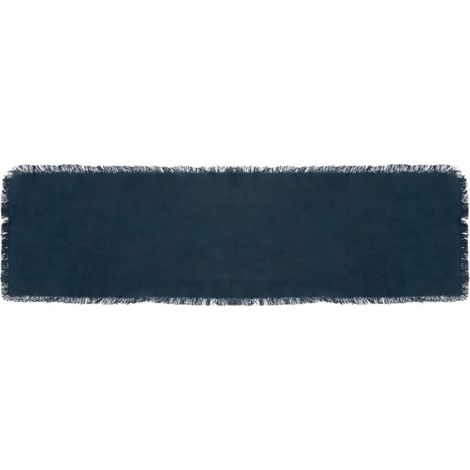 Chemin de Table "Maha" 38x140cm Bleu Canard (1/3)