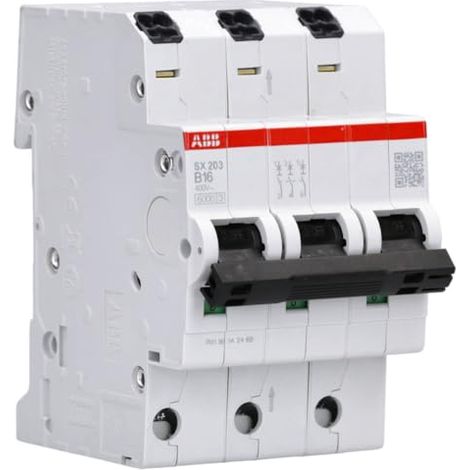 ABB SX203-B16 FLEXLINE 2CDS253003R0165 DISJONCTEUR AUTOMATIQUE 6 KA 16 A 3P