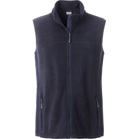 JAMES & NICHOLSON JN Men's Workwear Fleece Vest JN856 100%PES navy/navy Größe S