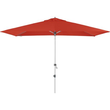Doppler Sonnenschirm/ Kurbelschirm "Expert 300 x 200 Auto Tilt" 300 x200 cm, terra, Bezug aus 100% Polyester, Gestell aus Aluminium, 7,3 kg Sonnenschirm / Kurbelschirm "Expert 300 x 200 Auto Tilt", te