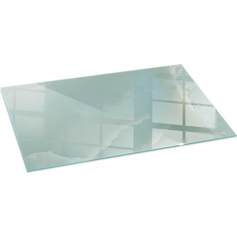 Grande Plaque décorative imprimée pour cheminée protection de sol avec impression décorative Motif marbre délicat 140x70 cm (1/5)
