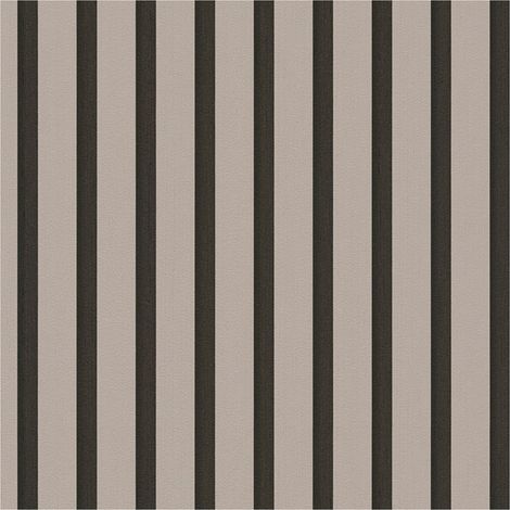 Stripes wallpaper wall Profhome 786283 hot embossed non-woven wallpaper slightly textured wood look matt grey grey beige black 5,33 m2 (1/5)