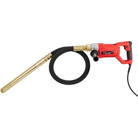 Vibrateur à béton électrique -800 W - 4000 tr/min - 13000 VPM - Arbre 1,5 m - Cordon d'alimentation 1,8 m (1/5)