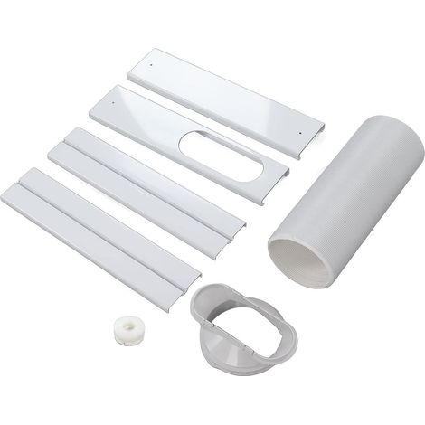 Kit d'aération de Fenêtre Universel pour Climatisation Portable – Plaque Coulissante pour Tuyau de 150 Mm à 130 Mm – Accessoire de Conditionneur en PVC ABS – Solution de Refroidissement (1/5)