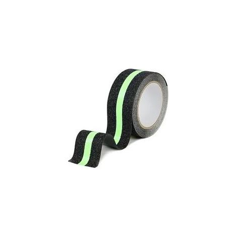 Ruban adhésif antidérapant escalier avec film Lumineux Brille dans Le Noir,5cm x 5m,Ruban Sécurité Antidérapant Phosphorescent escaliers intérieur (1/5)