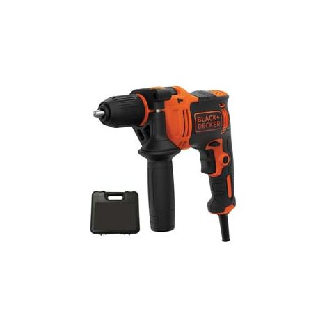 TRAPANO A PERCUSSIONE MANDRINO MM.13 AUTOSERRANTE 710W (BEH710K)    BLACK&DECKER