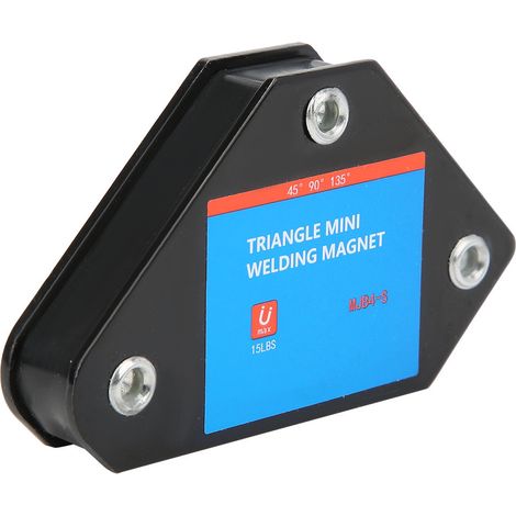 Support de soudage magnétique MJB4-S, positionneur en acier allié, accessoire de soudage professionnel, gabarit aimanté pour maintien précis, outil de soudure robuste. (1/5)