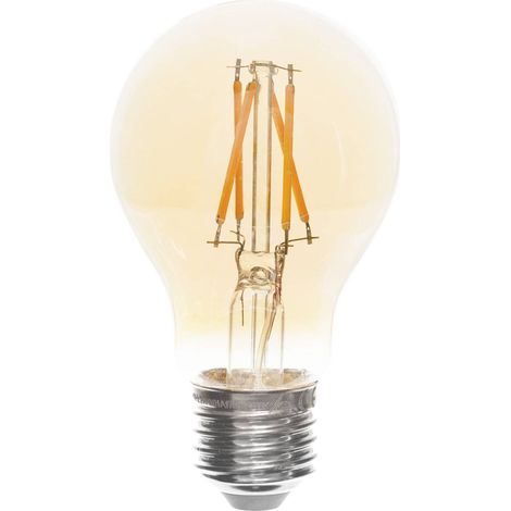 Ampoule LED Standard ambre D6cm E27 - Atmosphera créateur d'intérieur (1/4)
