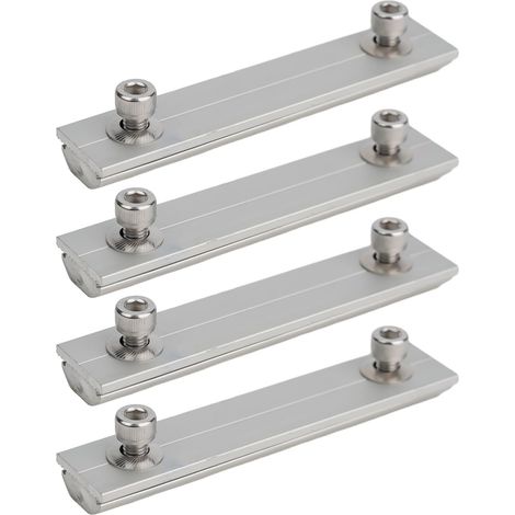 Lot de 4 connecteurs profilés pour module solaire en aluminium pour panneau solaire (1/5)