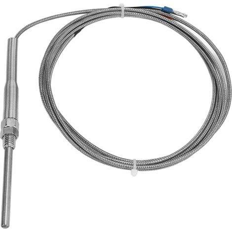 Capteur de température PT100 sonde à résistance platine, précision élevée, usage industriel, compatible thermocouple, mesure fiable -20°C à 500°C (1/5)