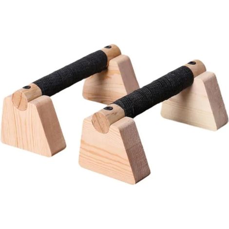 Barres parallèles - Non spécifiées - 20 cm - Base antidérapante - Entraînement au sol - Fitness (1/5)