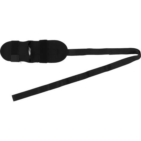 Sangle d'étirement pour les ischio-jambiers avec boucle réglable, pour un ajustement confortable et une utilisation facile. (1/4)