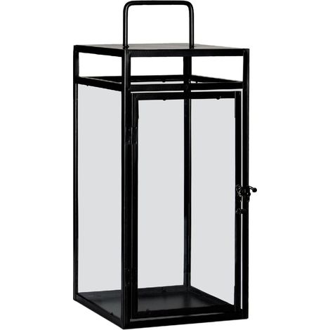 ANDREA HOUSE AX71535 Portavelas Farol Metal Negro 20x20x46 CM - ref: AX71535 (1/2)