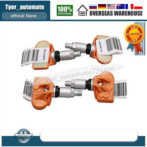 (4 pièces) 4 capteurs de pression des pneus 5Q0907275F pour véhicules, compatibles avec Audi RS3, Skoda Kodiaq, Porsche 718, VW Arteon, Golf Eos, Magotan et Jetta. (1/5)