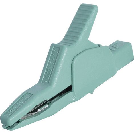 SKS Hirschmann Hirschmann AK 2 B 2540 I pinza cocodrilo verde