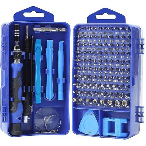 117-in-1 tragbares Präzisions-Magnetschraubendreher-Set zur Reparatur von Computern, Laptops, iPhones, Brillen und Uhren. (1/5)