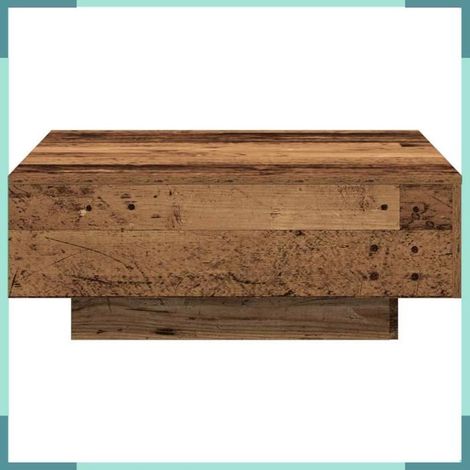 Table basse - 862997 - Bois ancien - 80 x 80 x 31 cm - Charge 75 kg (1/5)
