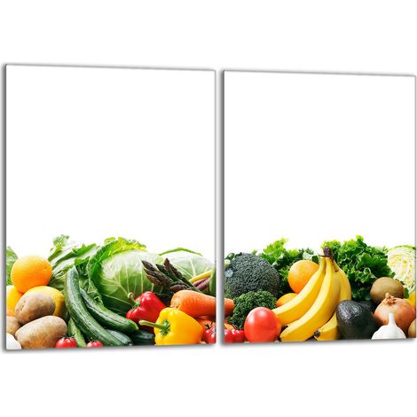 Glasschutzplatte für den Herd 2x40x52 Gemüse (1/5)