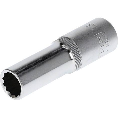 R61101314 Inserto per chiave a bussola 1/2" 12 facce 13 mm Lunghezza 77 mm (1/5)